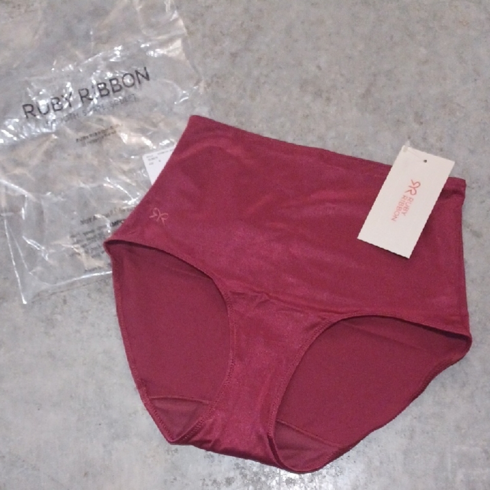 Ruby Ribbon Women's Burgundy Panties Essential Brief